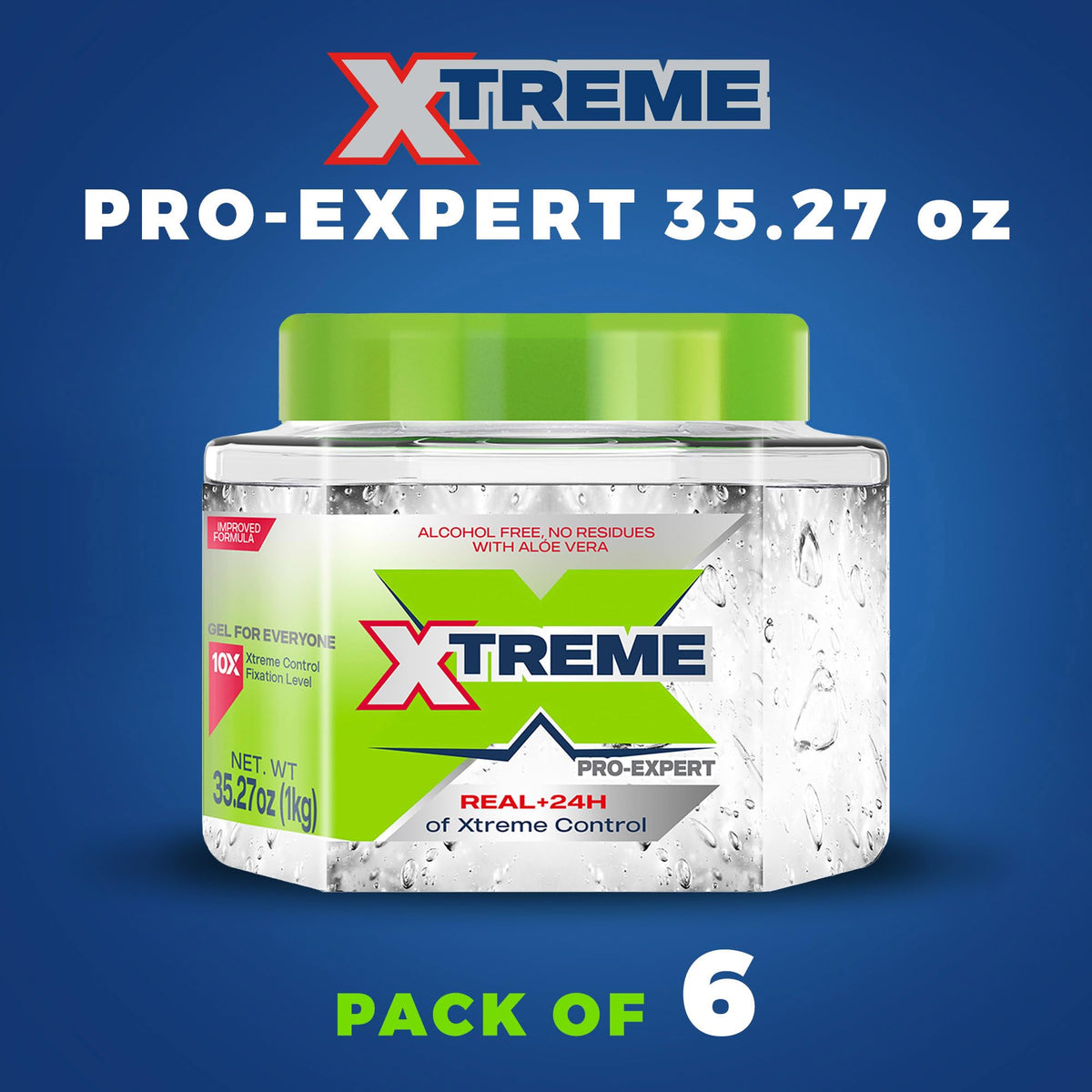 Xtreme clear gel texture close-up highlighting smooth non-flaking finish