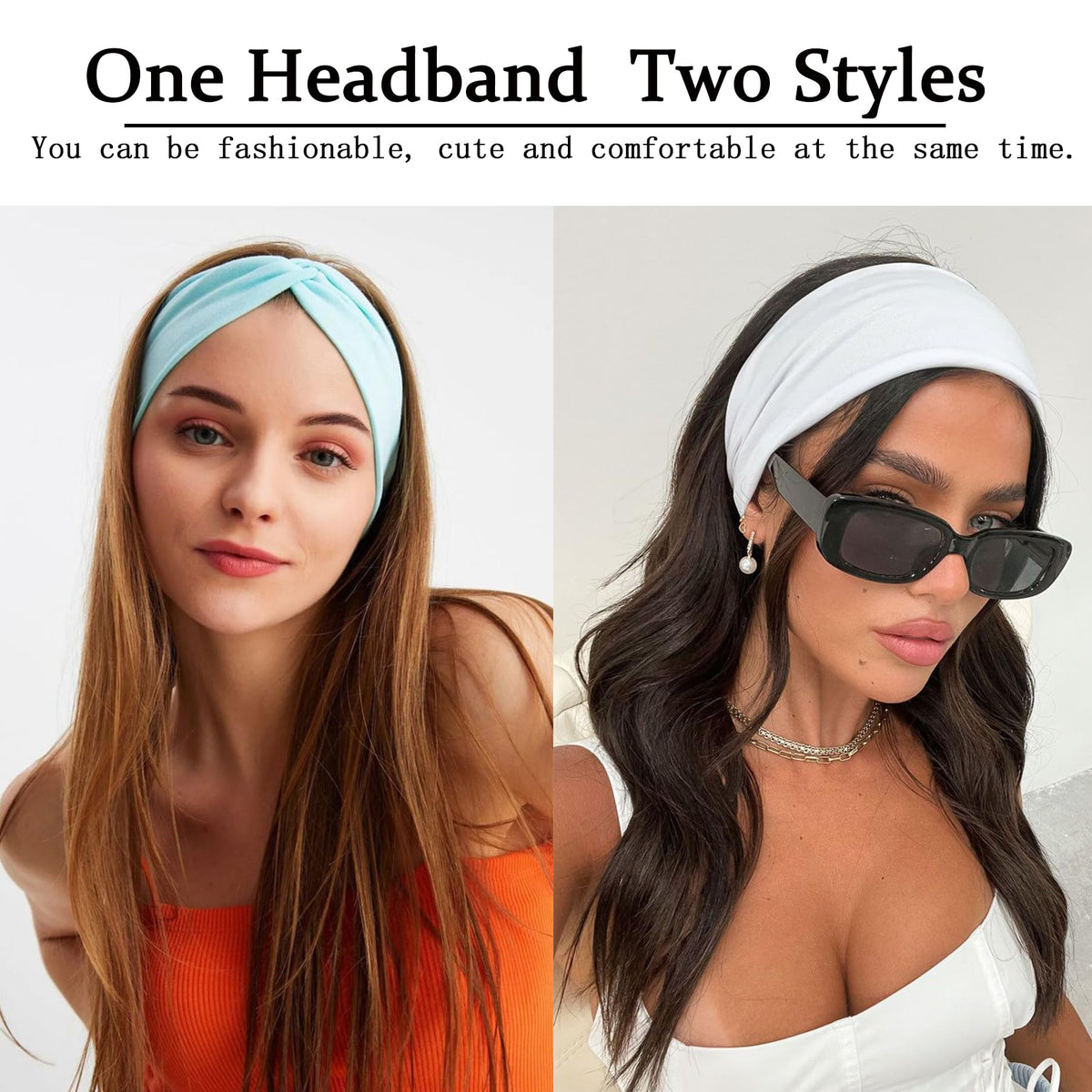 XTREND stacked headbands in gift display showing variety and convenient multi-pack advantage