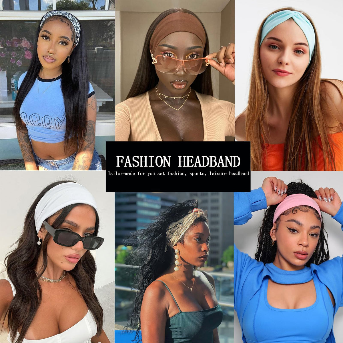 XTREND headband held in hand to show stretch and size for one-size-fits-most fit