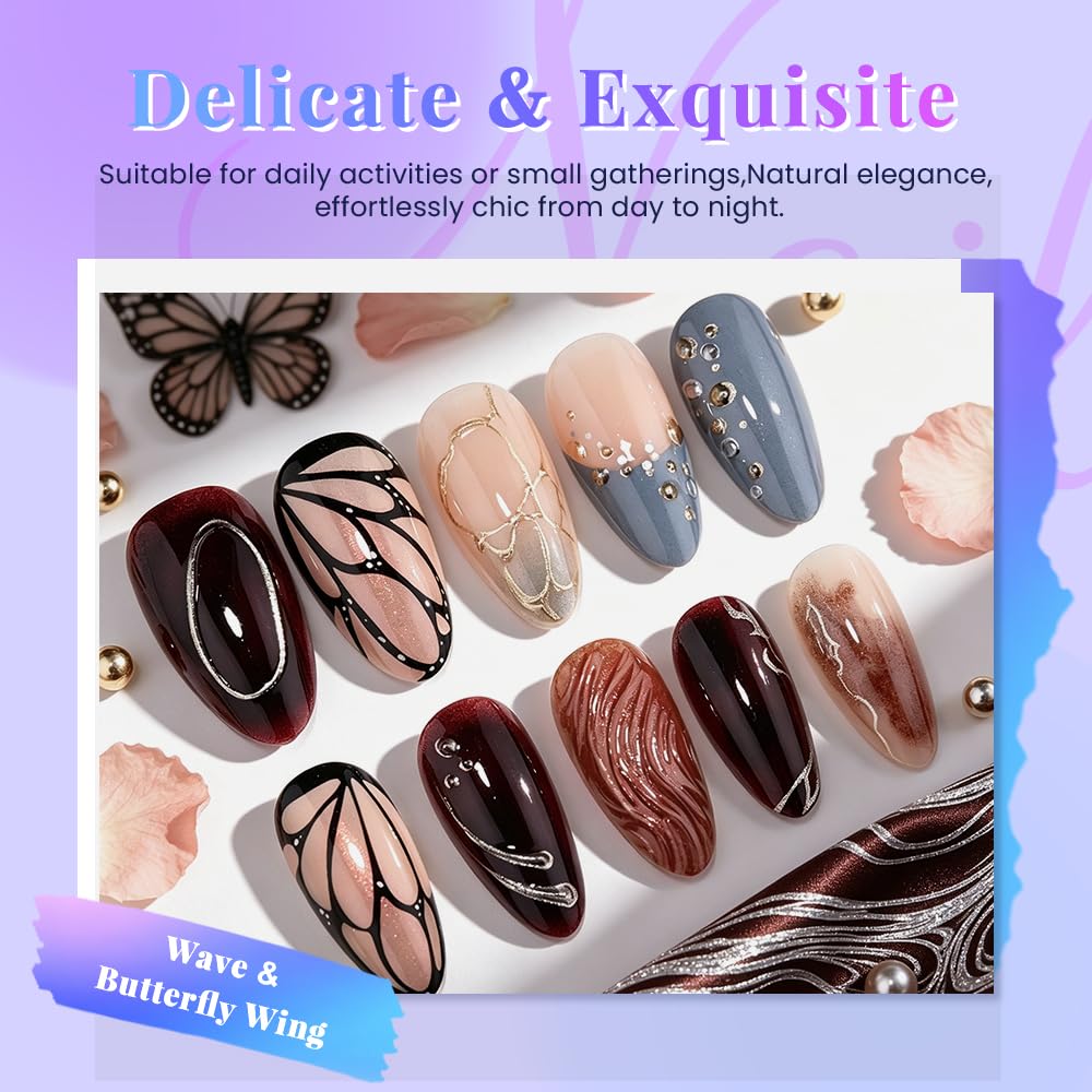 XZMeiLun applied nails on hands lifestyle view enhancing outfit appeal