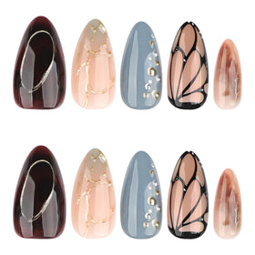 XZMeiLun side profile of medium almond shape for flattering silhouette
