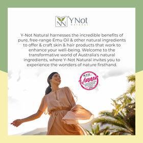 Y Not Natural applied outdoors during hiking for sun protection benefit