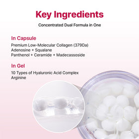 YADAH creamy scoop with capsules showing fast-melting hydrating texture