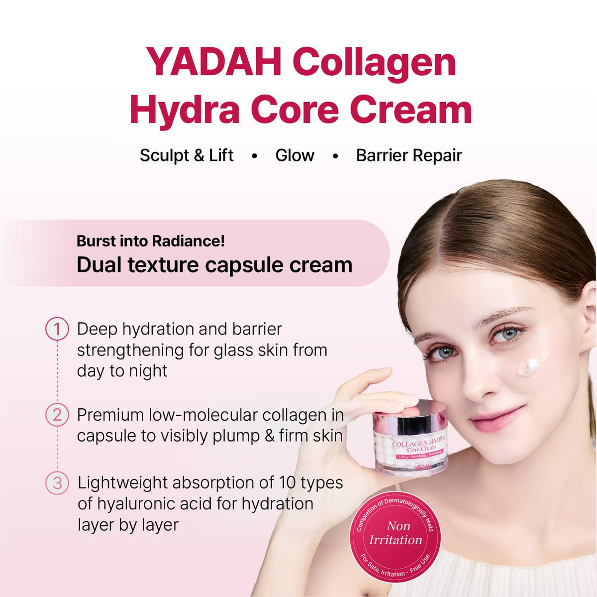 YADAH open jar close-up of capsules highlighting concentrated delivery