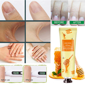 YAERZI cream spread on skin showing quick-absorbing non-greasy finish
