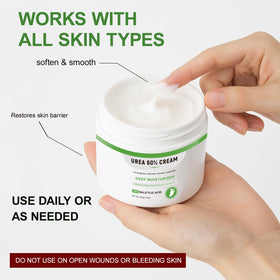 YAFUSIPE being applied to a heel demonstrating targeted repair and softening benefit