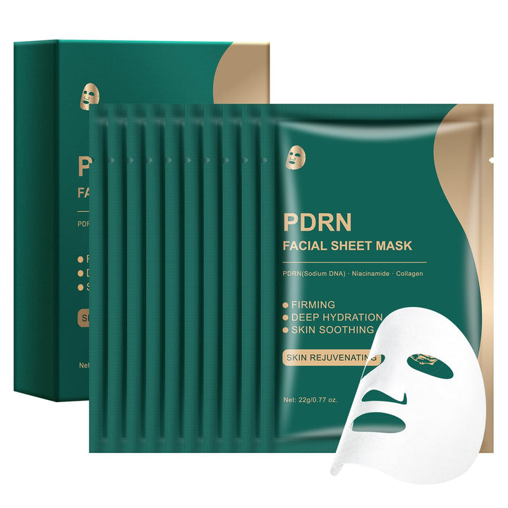 YAFUSIPE front packaging showing ten mask sheets and brand logo benefits