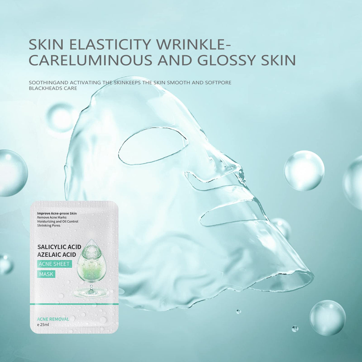 YAFUSIPE ingredient label detail showing salicylic acid and niacinamide