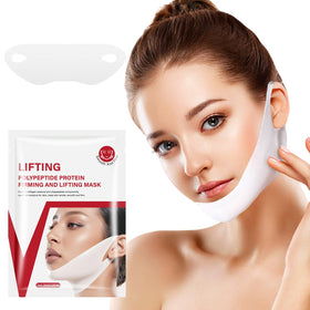 YAFUSIPE mask applied on model demonstrating secure fit and lifting benefit