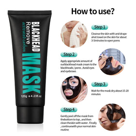YAFUSIPE mask applied to nose area illustrating deep pore coverage