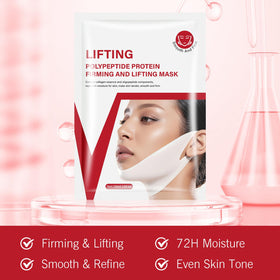 YAFUSIPE side profile before and after illustrating improved jawline visual benefit
