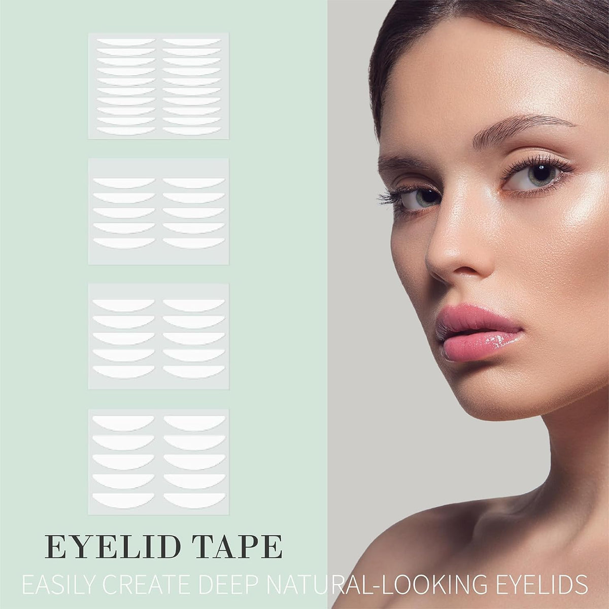 YAGUVI application demo on eyelid showing easy placement benefit