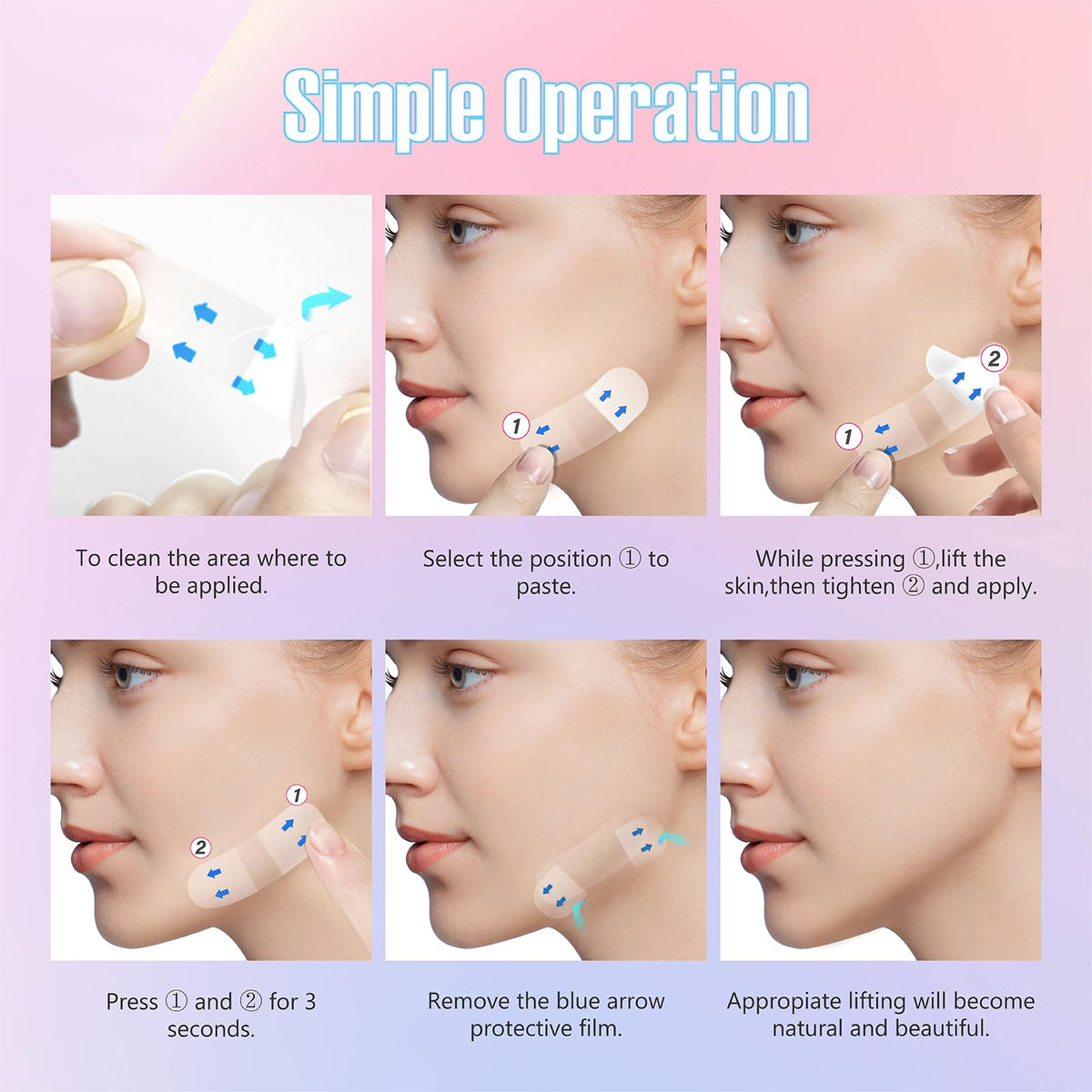 YAGUVI strip hidden under makeup for natural-looking contouring