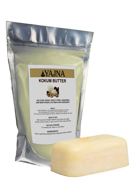 Yajna kokum butter being applied to skin for deep hydration and softening