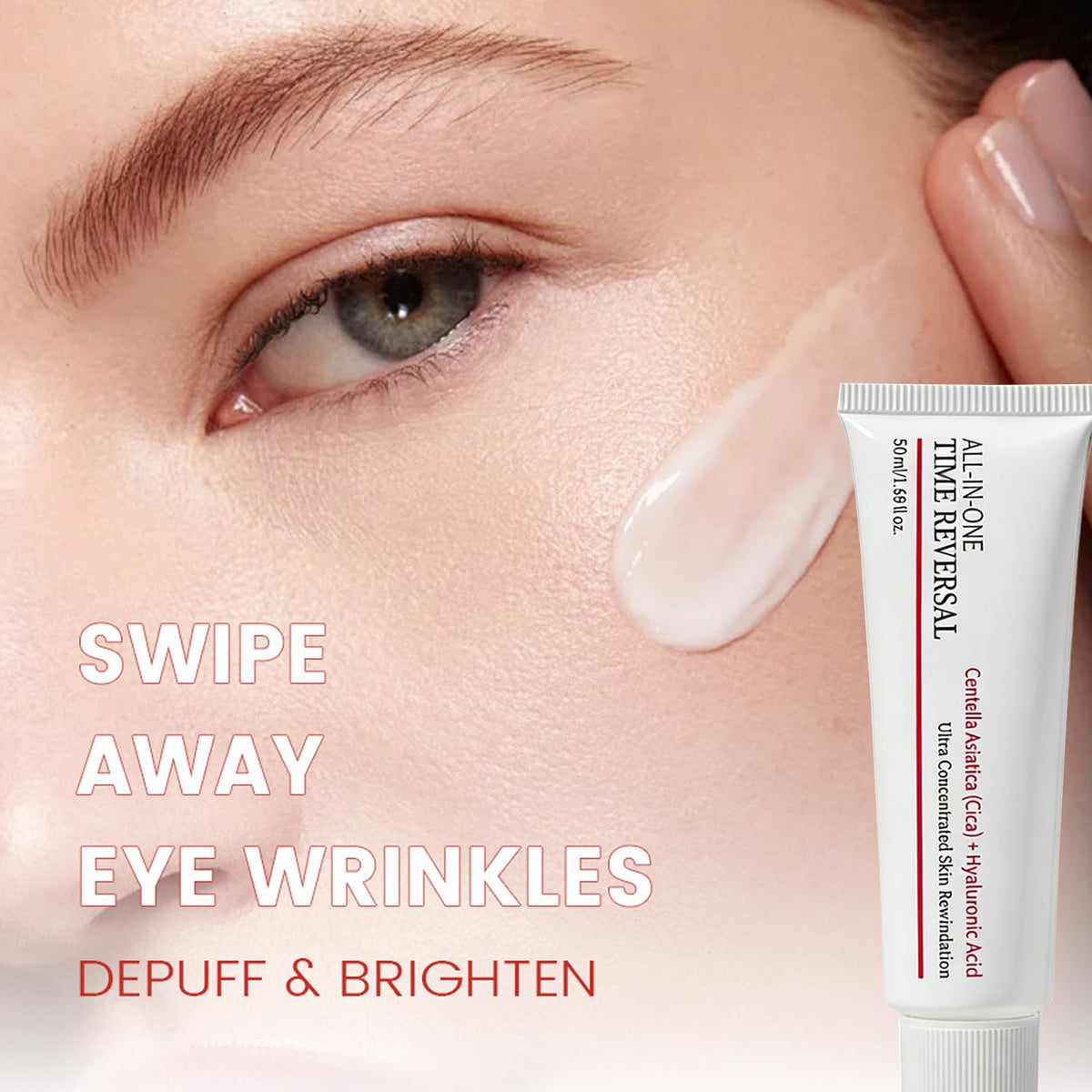 YAKINI Koriderm cream texture close-up highlighting fast-absorbing, non-greasy finish
