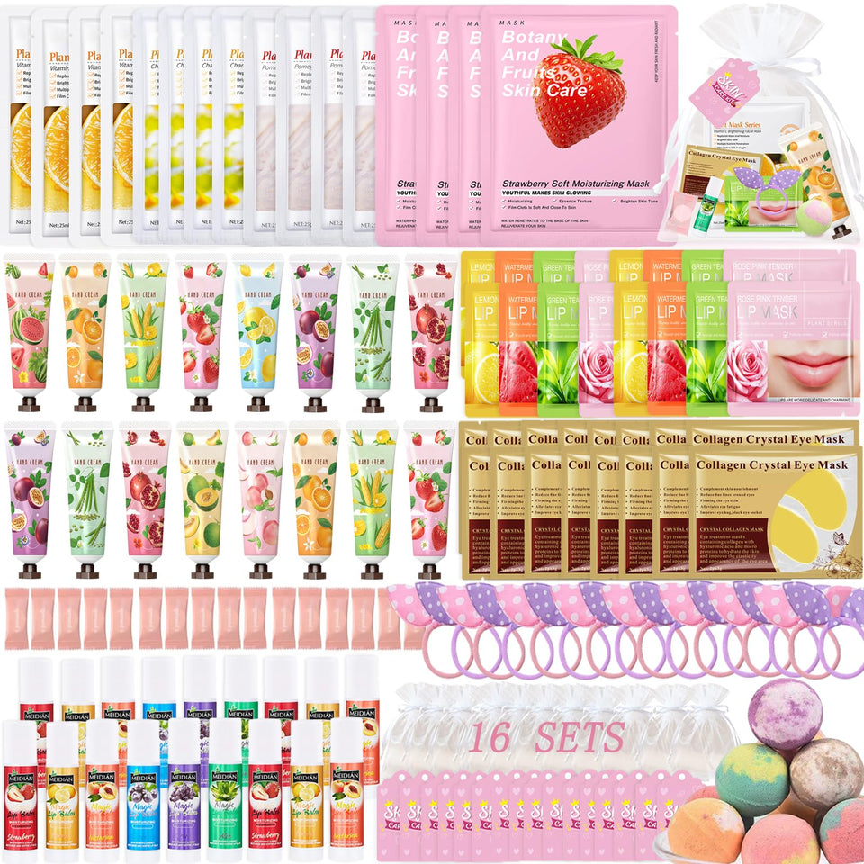 YALARY front packaging showing full 160-piece spa kit and easy gifting benefit