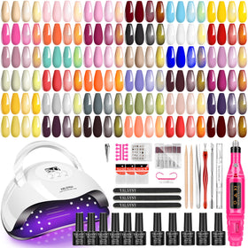 YALSYNY full kit front view showing all components for easy home manicure