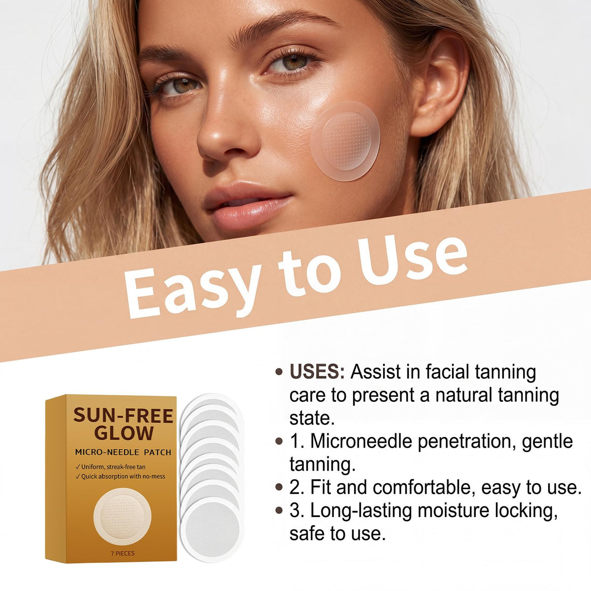 YAMVXIC PurevLab in a lifestyle beach-bag setting suggesting sun-free summer glow