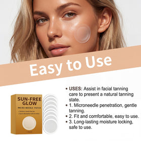 YAMVXIC PurevLab in a lifestyle beach-bag setting suggesting sun-free summer glow