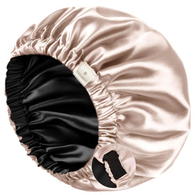 YANIBEST bonnet front view showing neat shape and coverage for hair protection