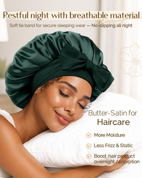 YANIBEST reversible inner layer satin close-up showing two-color option and soft texture