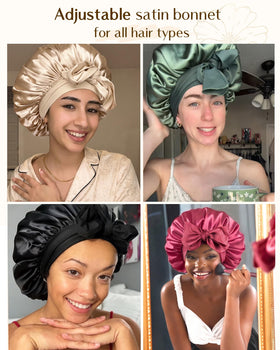 YANIBEST bonnet styled as bow for chic look and practical edge control