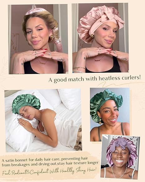 YANIBEST bonnet styled with braids showing edge protection and neatness