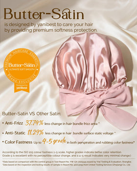 YANIBEST close-up satin texture highlighting soft, low-friction surface