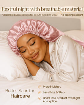 YANIBEST close-up of satin fabric texture preserving moisture and reducing friction