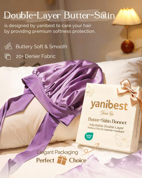YANIBEST satin texture close-up illustrating smooth friction reduction