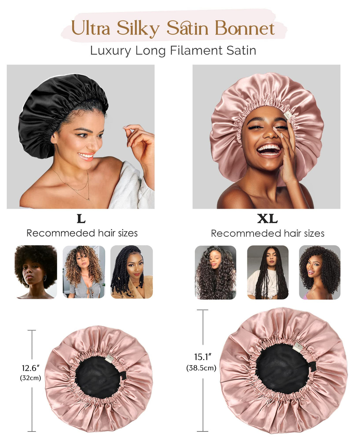 YANIBEST double layer inside view highlighting roomy interior for braids