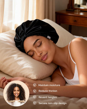 YANIBEST double-layer interior detail protecting pillowcases and hair
