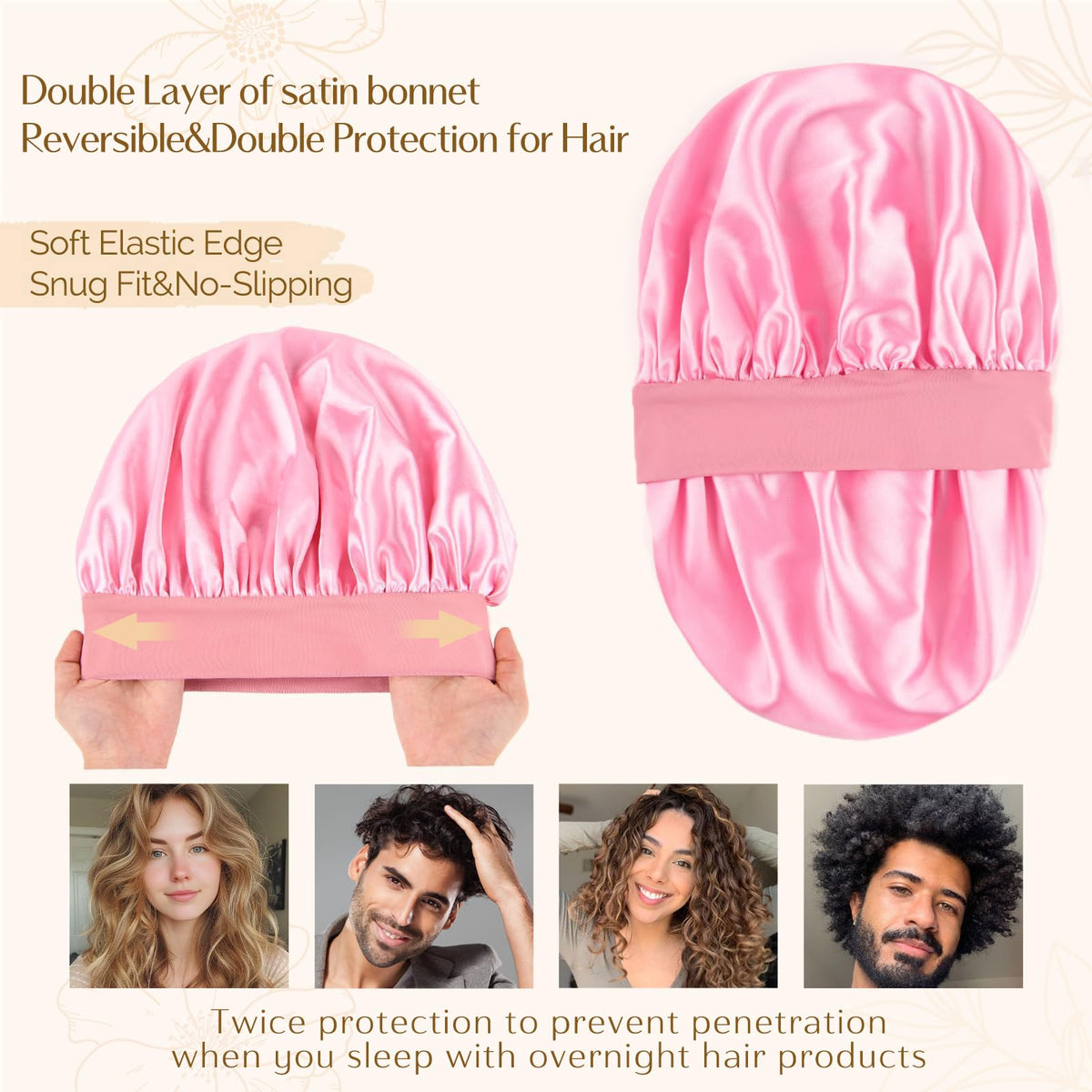 YANIBEST double-layer satin edge detail illustrating luxury texture benefit: added durability