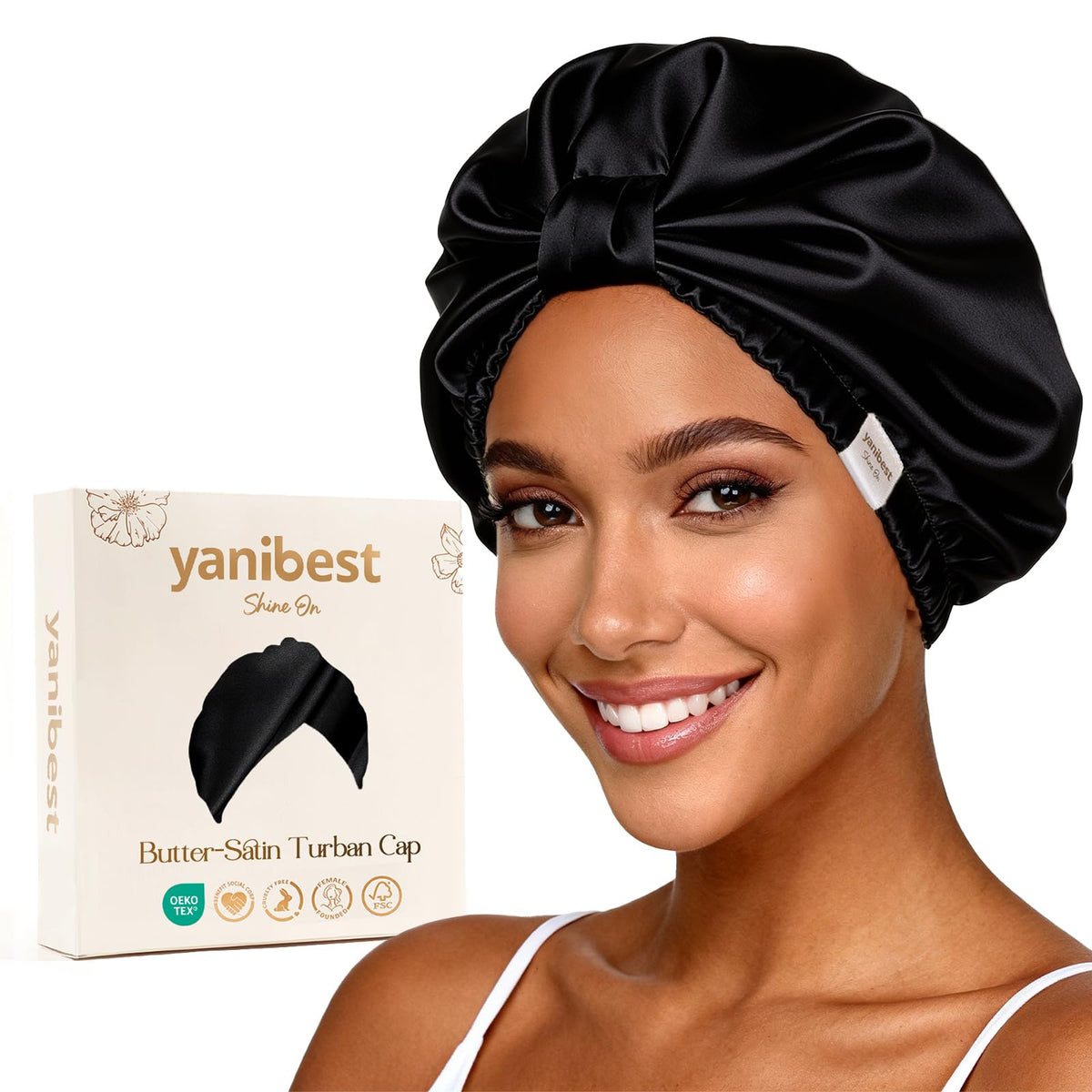 YANIBEST front view bonnet showing smooth finish and secure fit