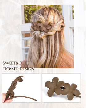 YANIBEST in use on half-up hairstyle showing secure hold and polished appearance