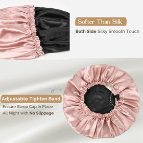 YANIBEST lifestyle bedroom setting showing bonnet used during sleep routine