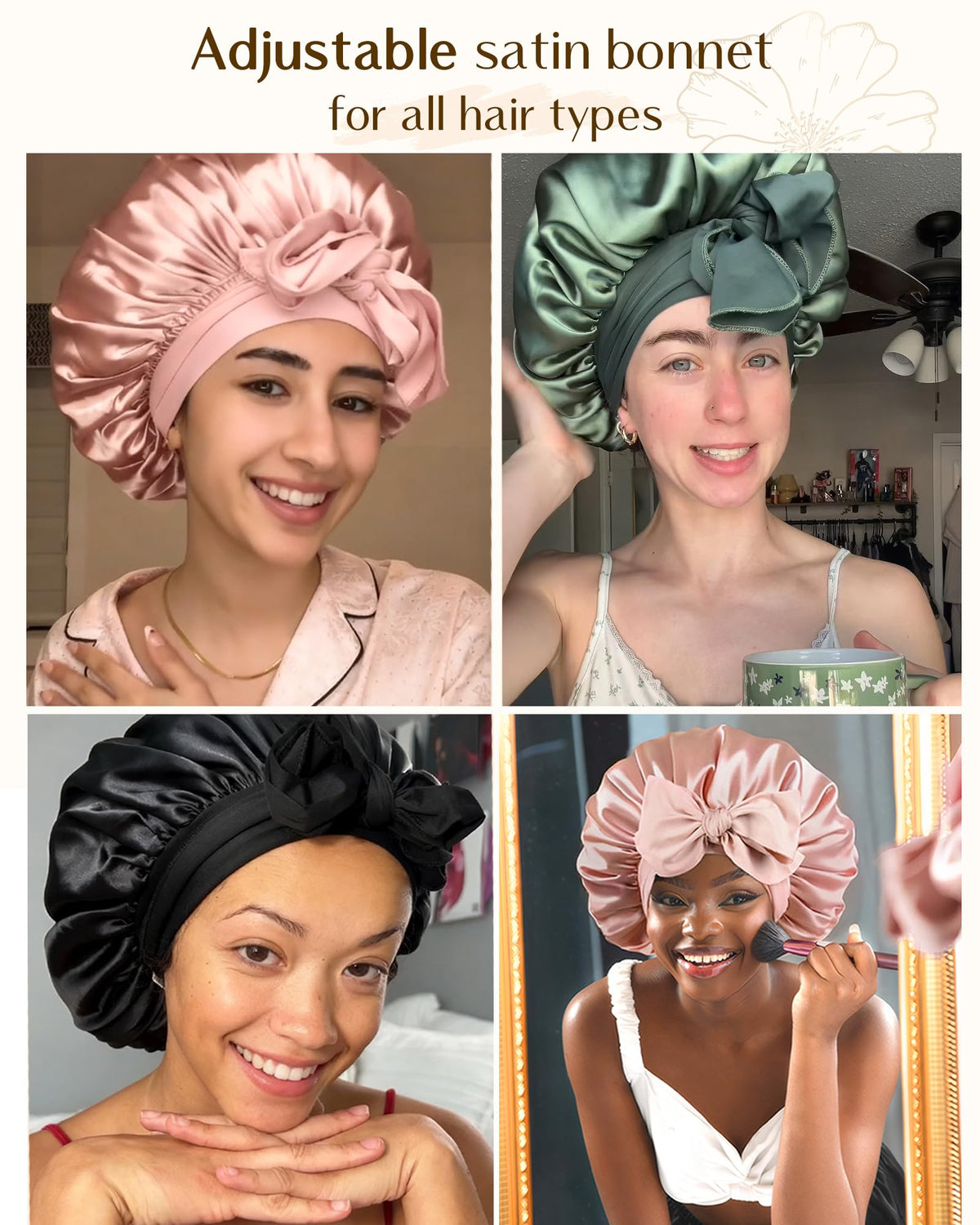 YANIBEST on model sleeping position preserving curls overnight