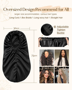 YANIBEST roomy interior accommodating long hair and preventing tangles
