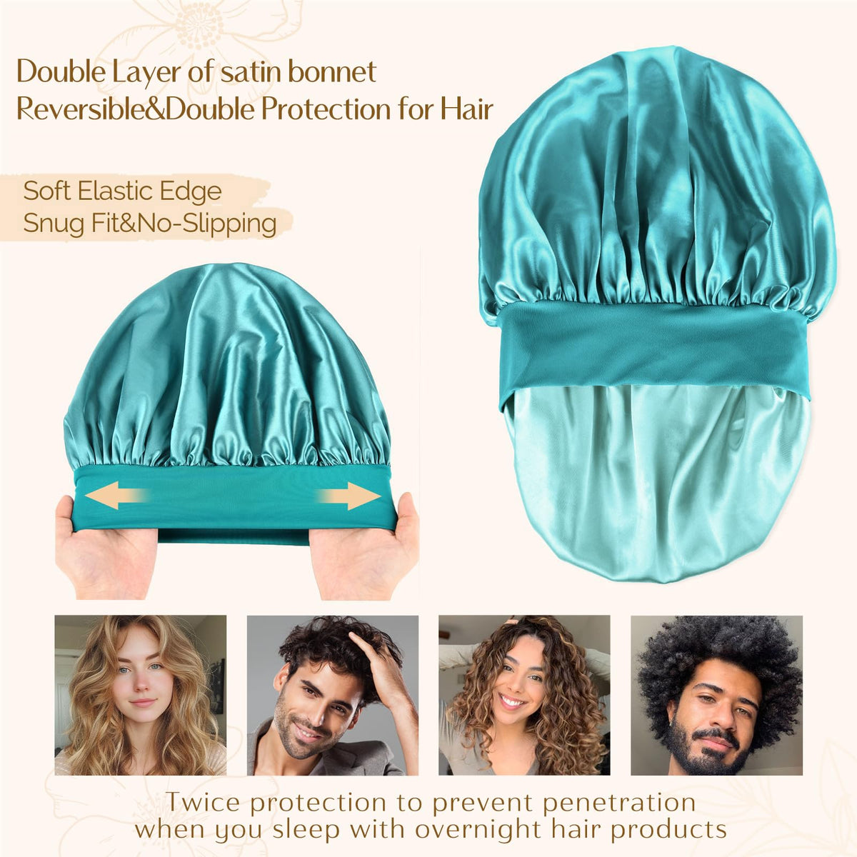 YANIBEST soft wide elastic band detail offering secure comfortable hold without marks
