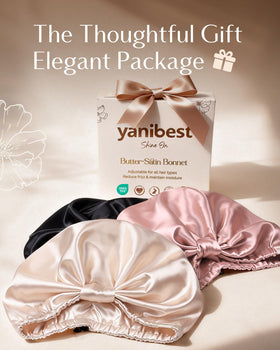 YANIBEST bonnet folded in travel bag for easy storage and travel protection benefit