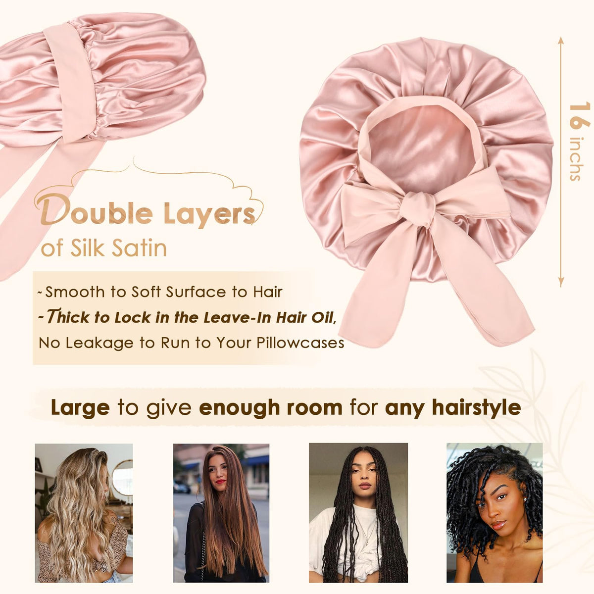 YANIBEST wig under cap demonstration securing wig and protecting edges