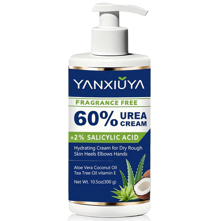 YANXIUYA jar front view showing product and clear labeling for foot repair