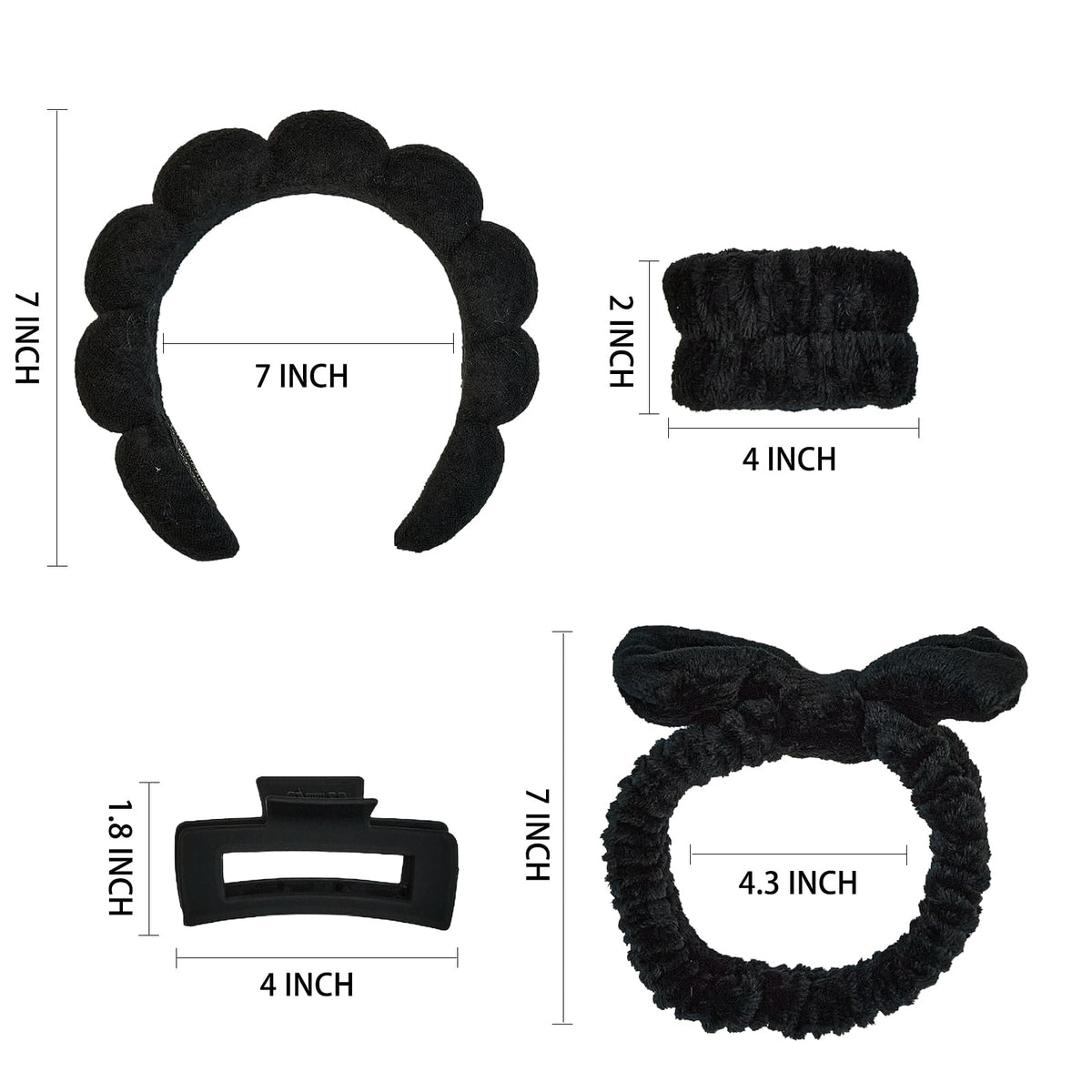 Yaqulen headband in use during face washing demonstrating hair kept back and skin access