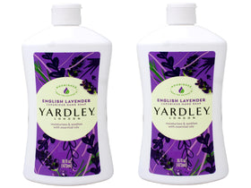 Yardley front packaging showing bottle and lavender scent, attractive for guests