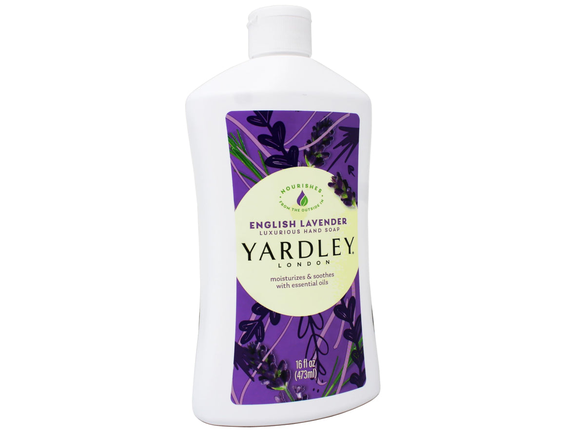 Yardley foam texture on hand illustrating gentle lather and softening