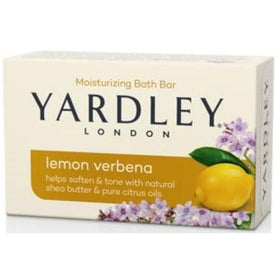 Yardley Lemon Verbena with shea butter and citrus oil ingredients for moisturizing benefit