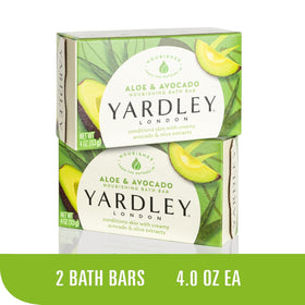 Yardley London Cocoa Butter foamy lather for deep skin softness