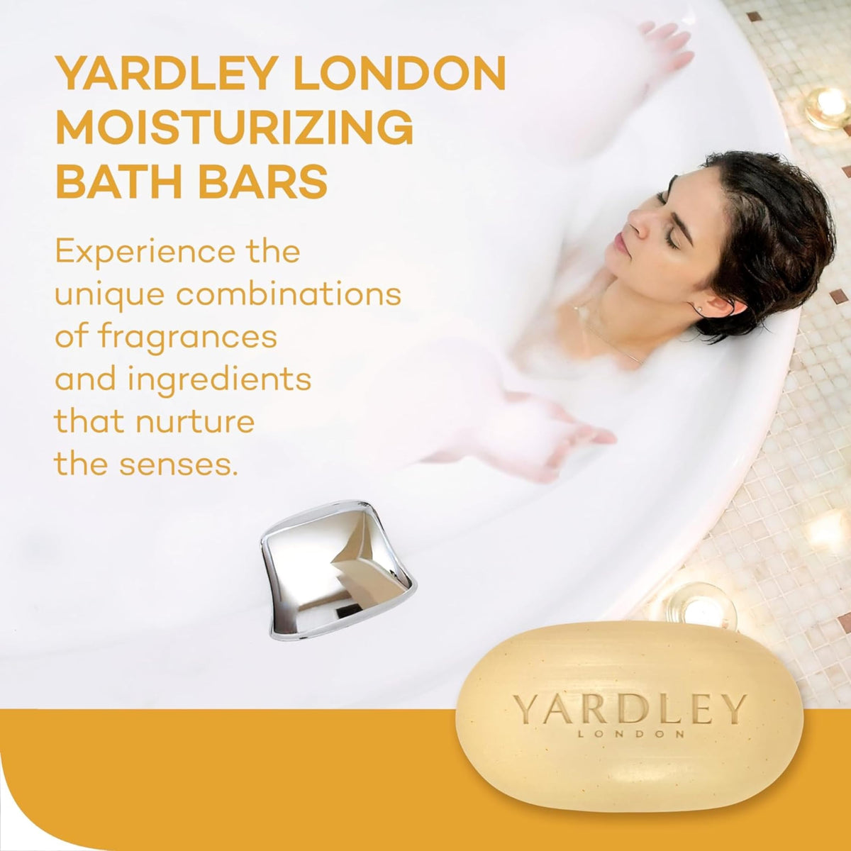 Yardley oat grains detail highlighting natural exfoliant and soothing action
