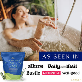 YARELI flakes in hand demonstrating texture and easy portioning for baths and soaks