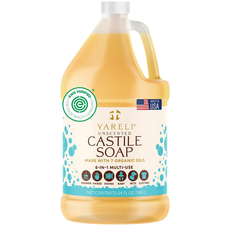 YARELI front packaging 64oz jug showing clean design and value